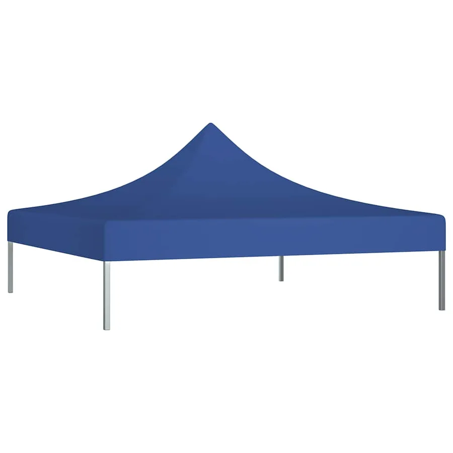 Toit de tente de réception 2x2 m Bleu 270 g/m² - 2