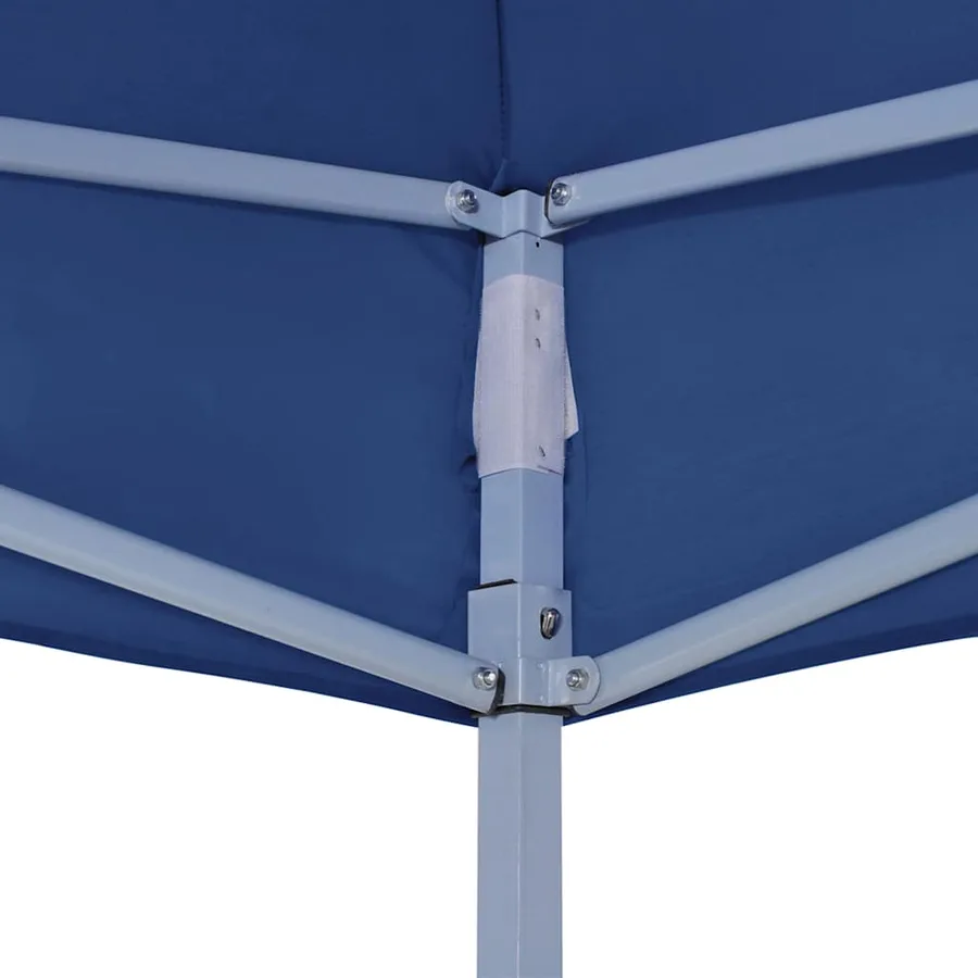 Toit de tente de réception 2x2 m Bleu 270 g/m² - 4