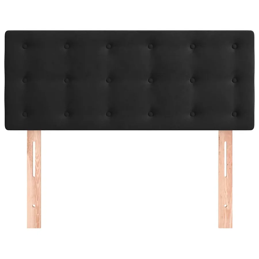 Tête de lit Noir 90x5x78/88 cm Velours - 3