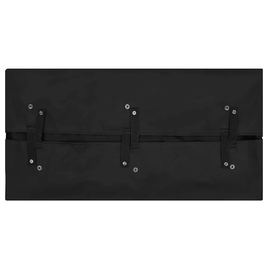 Bâche de chariot de jardin Noir 81x41x40 cm Tissu - 2