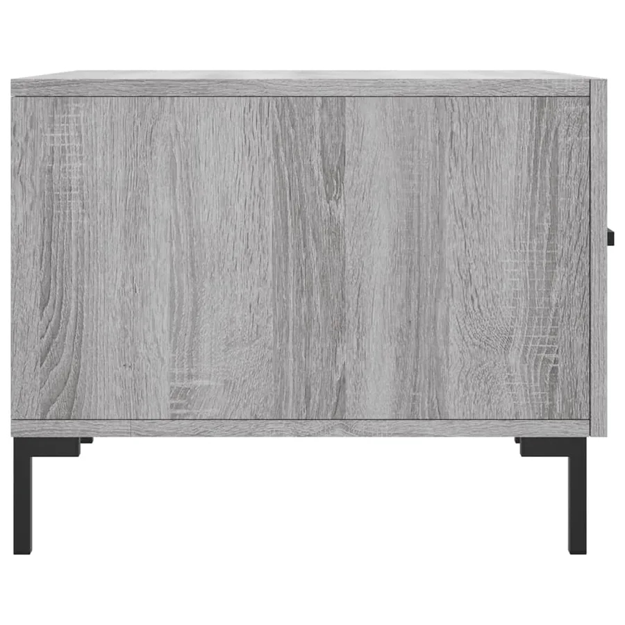 Table basse Sonoma gris 50x50x40 cm Bois d'ingénierie - 7