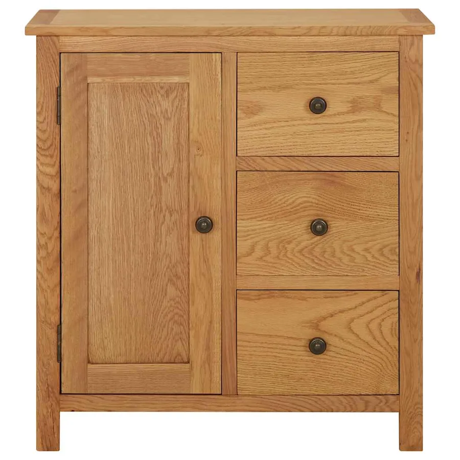 Placard 70x35x75 cm Bois de chêne massif - 2