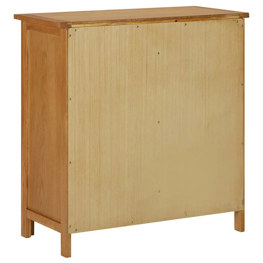 Placard 70x35x75 cm Bois de chêne massif - 5