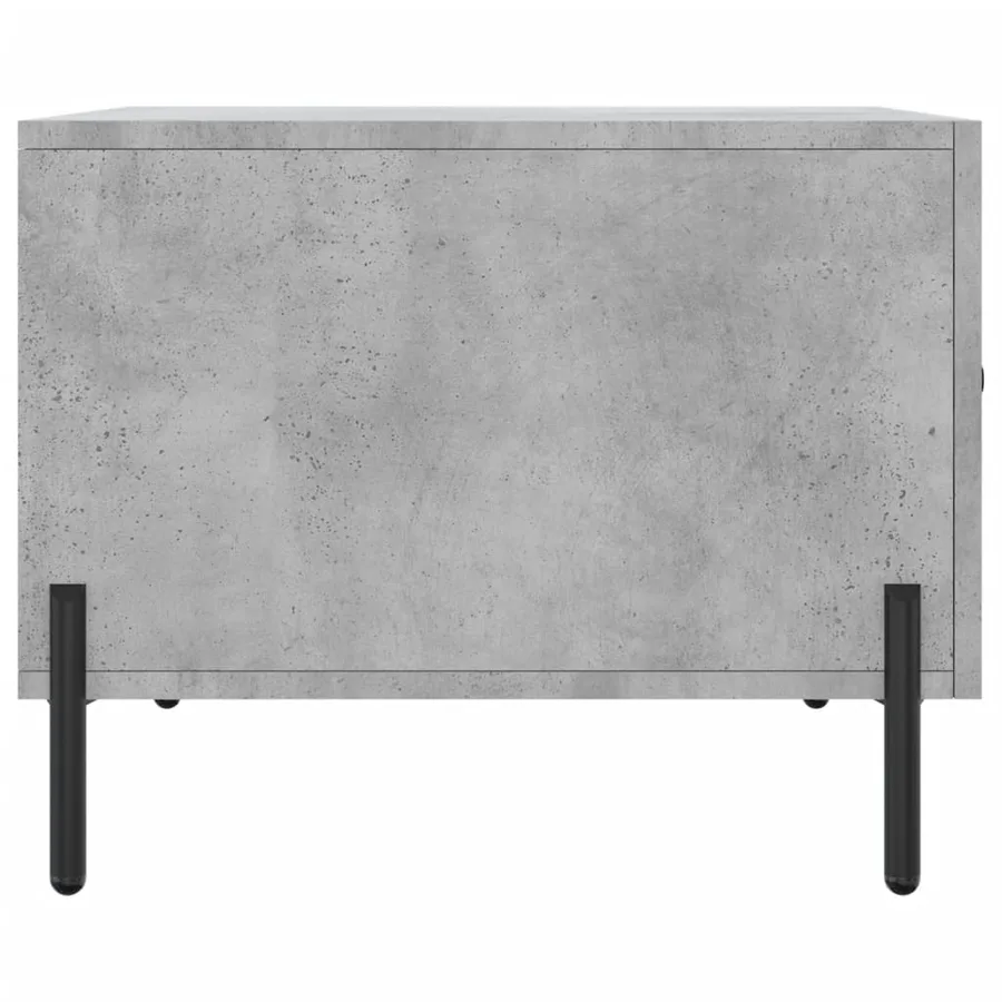 Table basse gris béton 50x50x40 cm bois d'ingénierie - 7