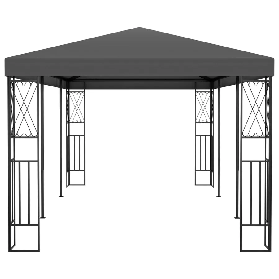 Belvédère 3x6 m Anthracite Tissu - 3