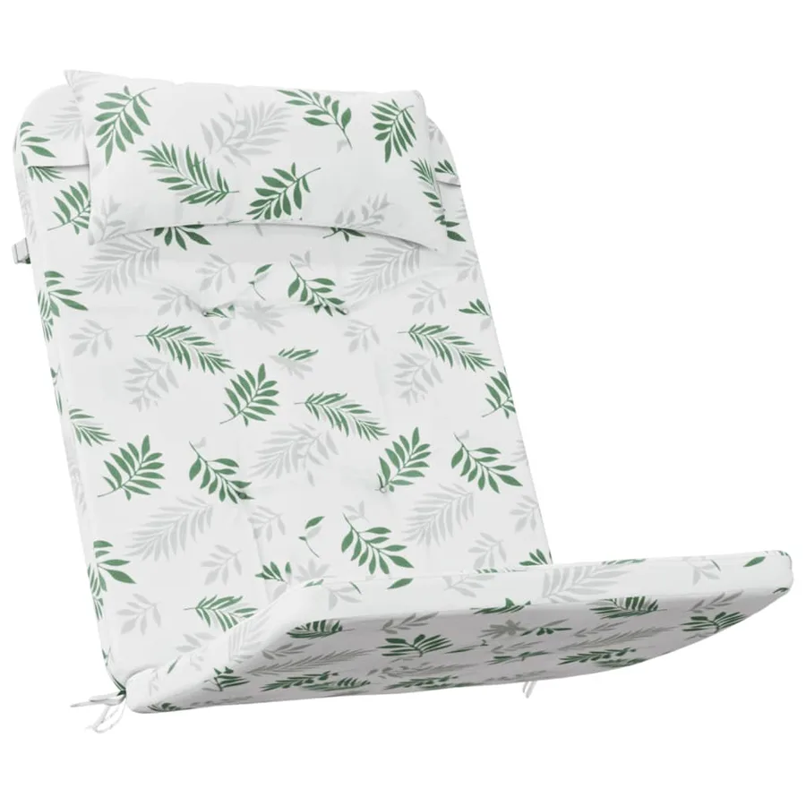 Coussins de chaise adirondack lot de 2 modèle de feuille - 3