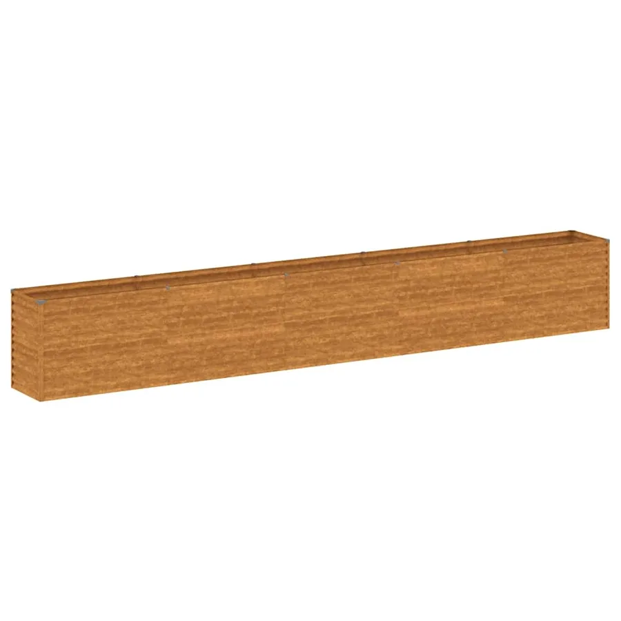 Jardinière surélevée 482 x 50 x 69 cm Acier Corten - 2