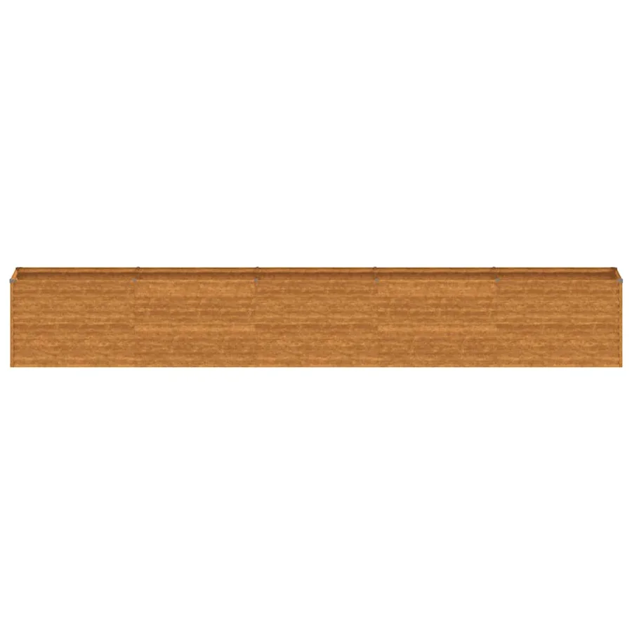 Jardinière surélevée 482 x 50 x 69 cm Acier Corten - 4