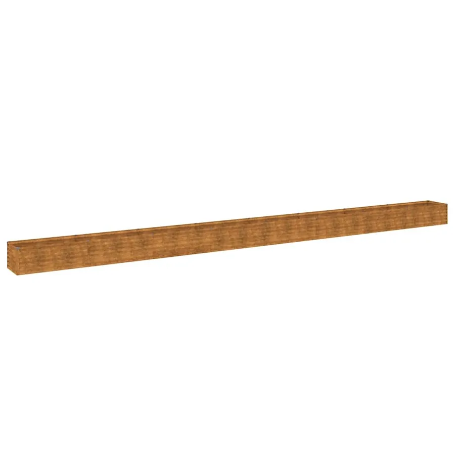 Lit surélevé de jardin 770x50x36 cm acier corten - 2