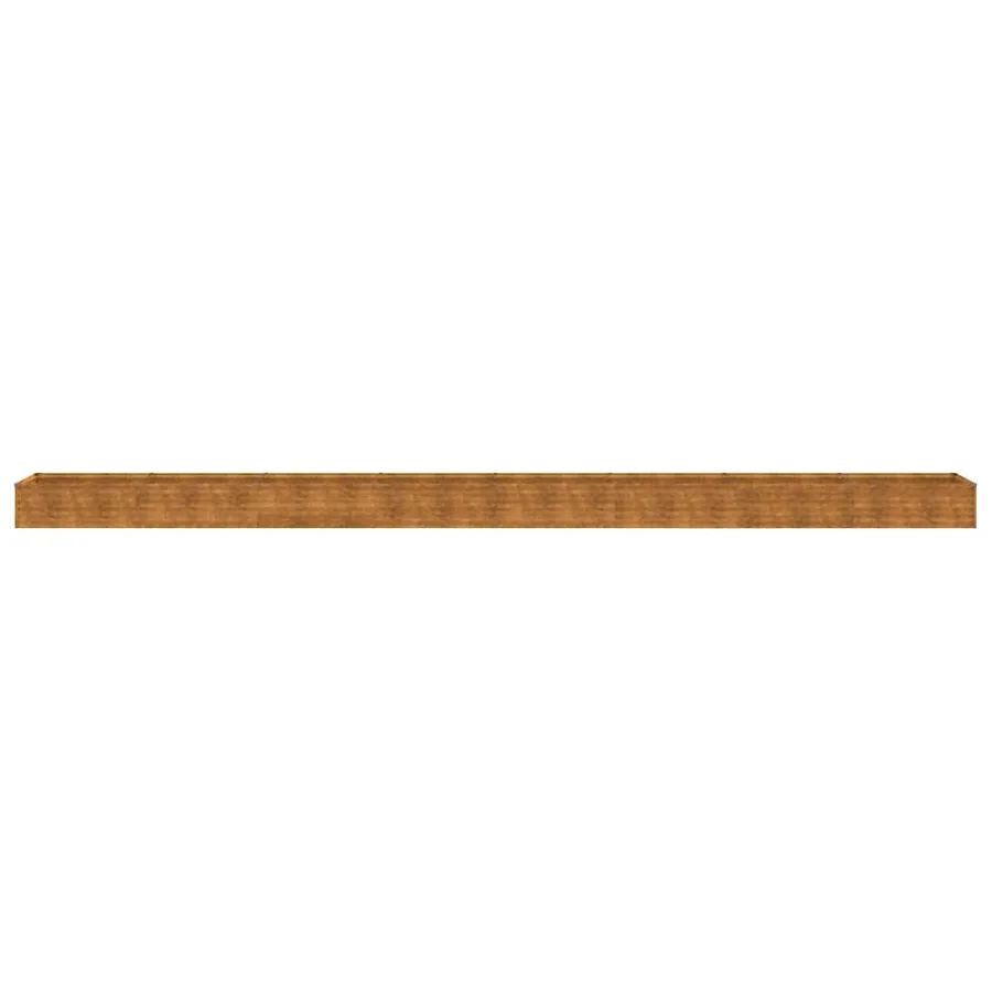 Lit surélevé de jardin 770x50x36 cm acier corten - 4