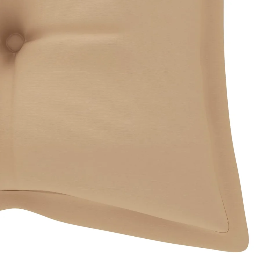 Banc de jardin pliable avec coussin 118 cm Bambou - 8