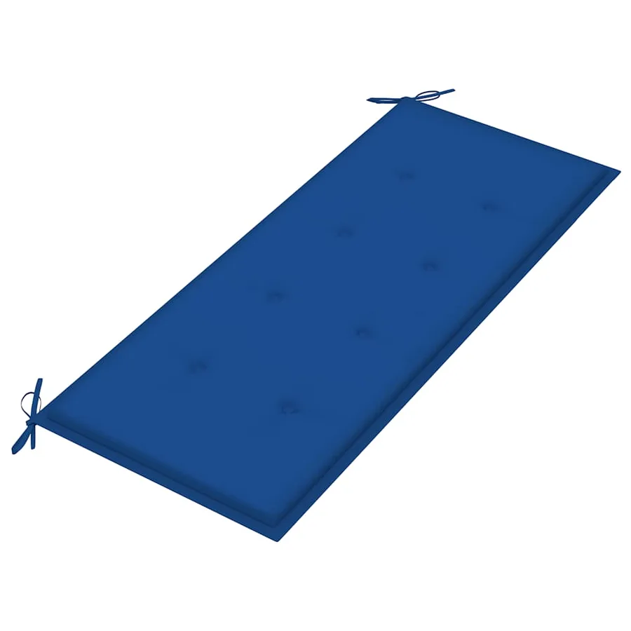 Banc de jardin avec coussin 120 cm Bambou - 5