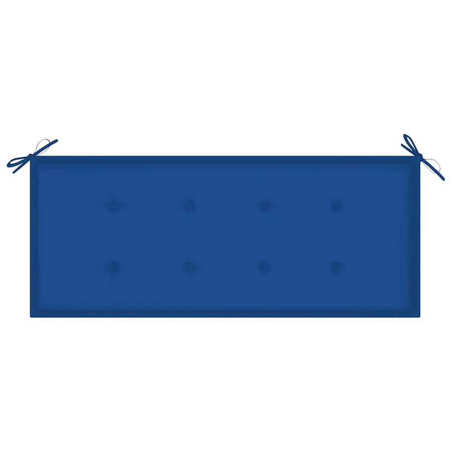 Banc de jardin avec coussin 120 cm Bambou - 6