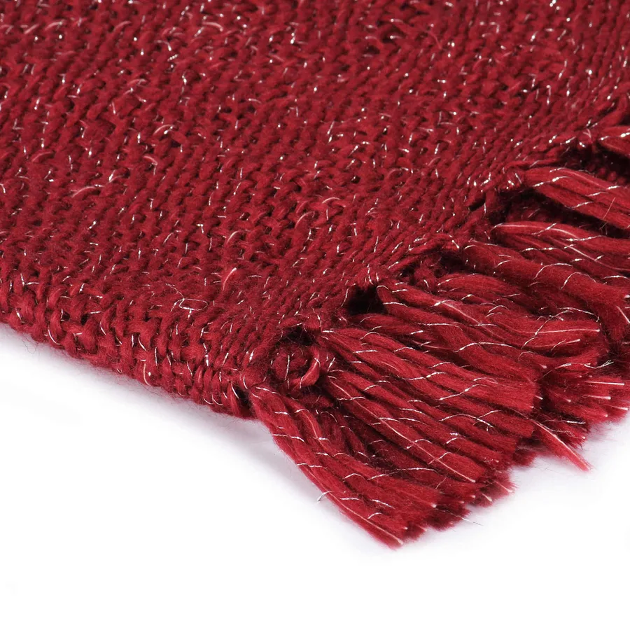 Couverture Bordeaux 220 x 250 cm Polyester - 3
