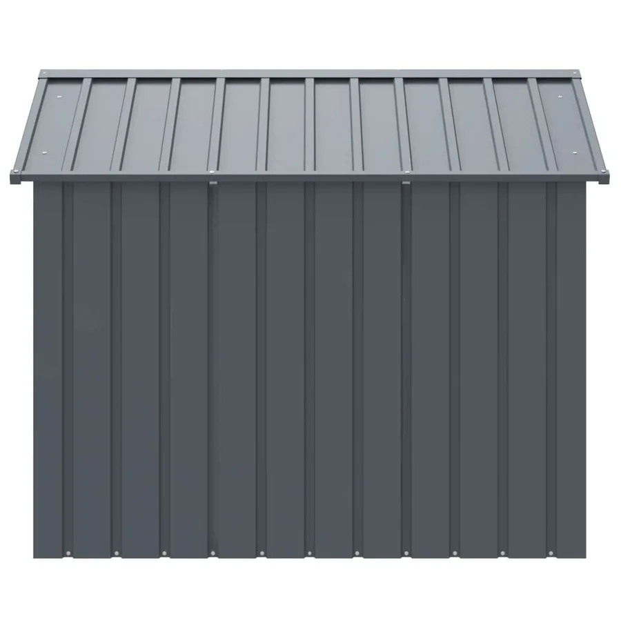 Niche pour chien avec toit anthracite acier galvanisé - 4
