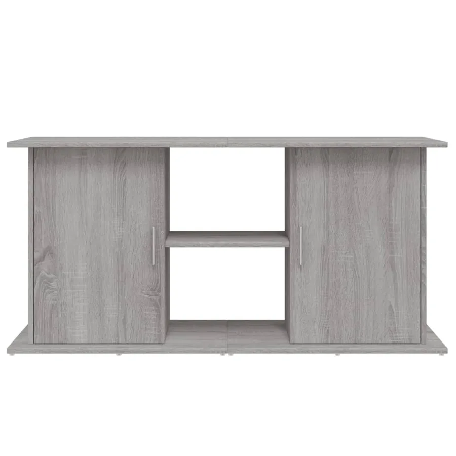 Support pour aquarium sonoma gris 121x41x58cm bois d'ingénierie - 5