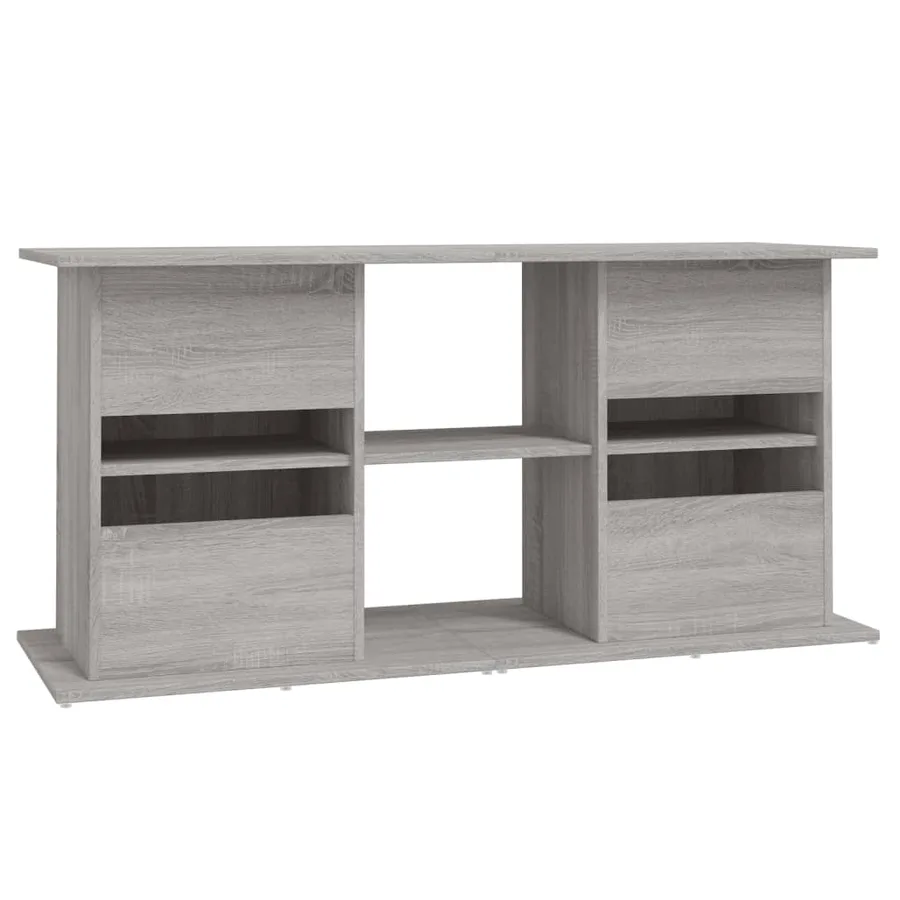Support pour aquarium sonoma gris 121x41x58cm bois d'ingénierie - 8