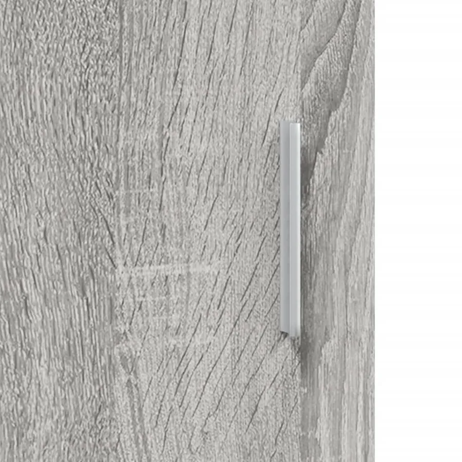 Support pour aquarium sonoma gris 121x41x58cm bois d'ingénierie - 9