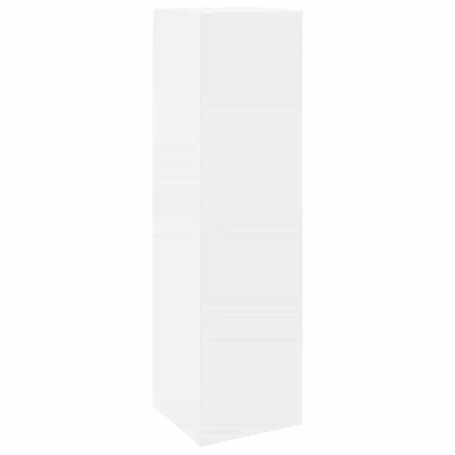 Ensemble de meubles TV 8 pcs Blanc Bois d'ingénierie - 4