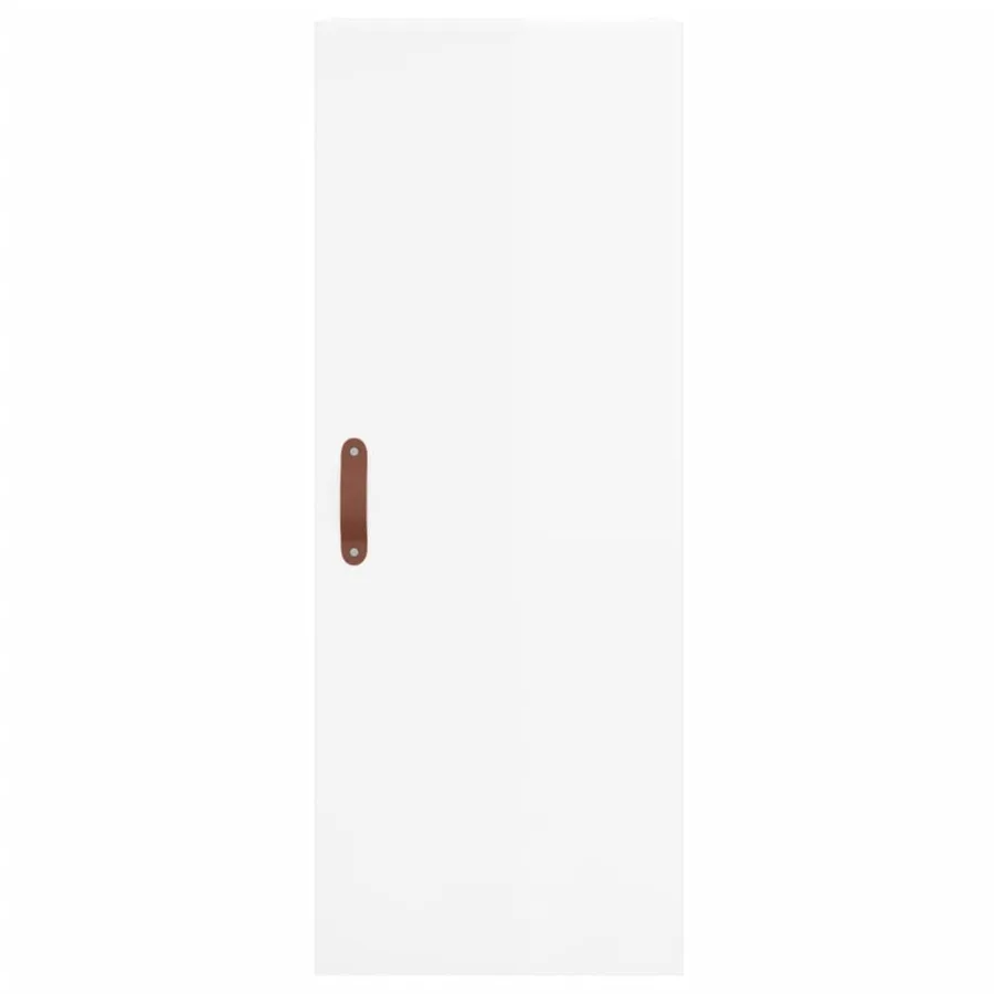 Armoire murale blanc brillant 34,5x34x90 cm - 6