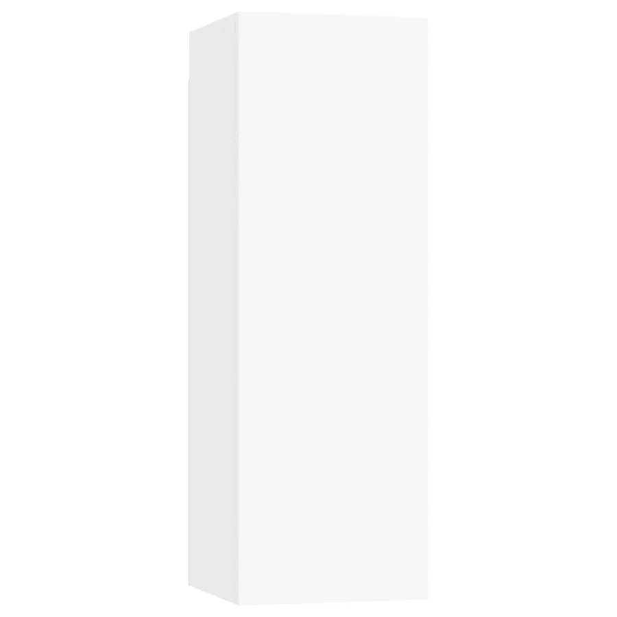 Ensemble de meubles TV 5 pcs Blanc Bois d'ingénierie - 6