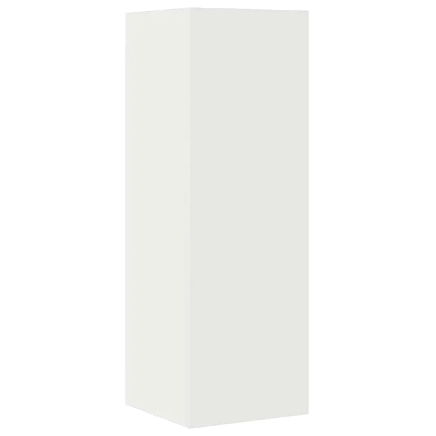 Ensemble de meubles TV 4 pcs Blanc Bois d'ingénierie - 4