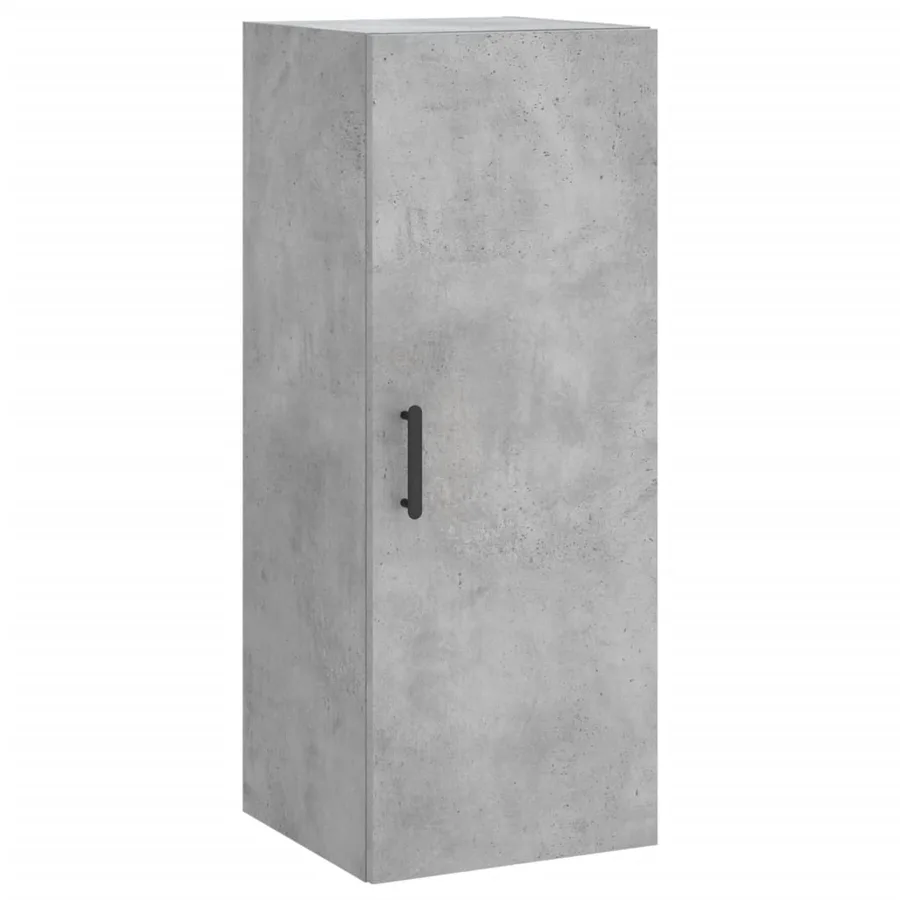Armoire murale gris béton 34,5x34x90 cm - 2