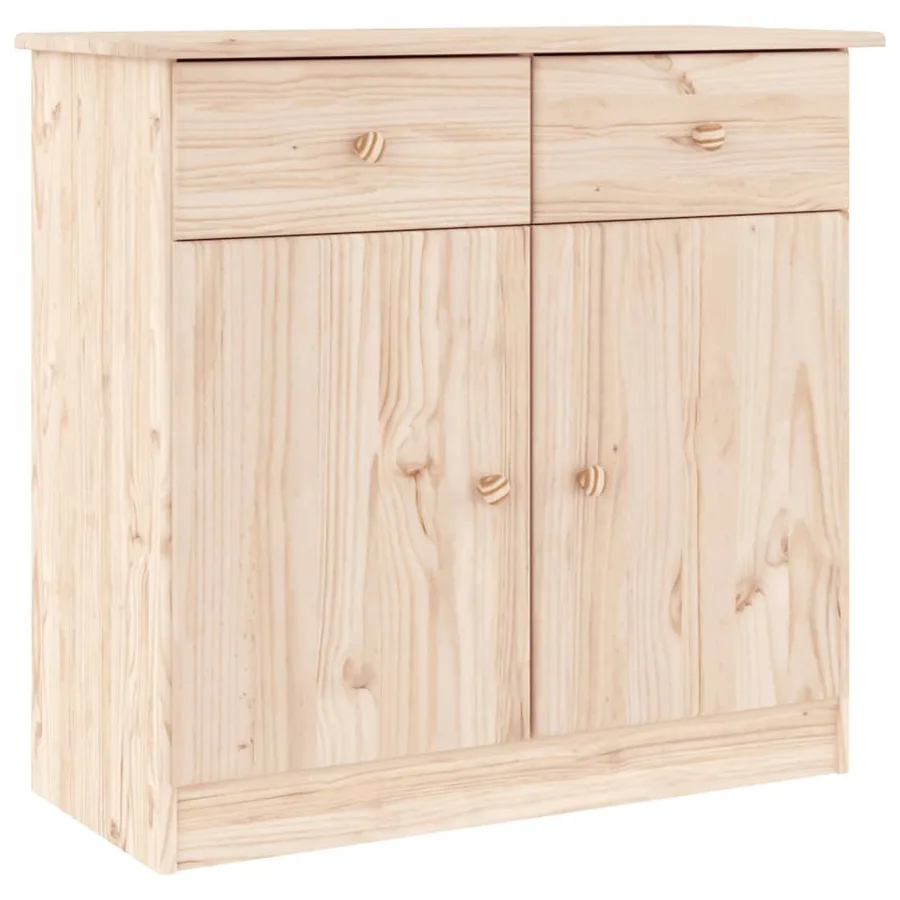 Buffet ALTA 77x35x73 cm bois massif de pin - 2