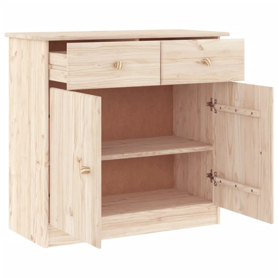 Buffet ALTA 77x35x73 cm bois massif de pin - 4