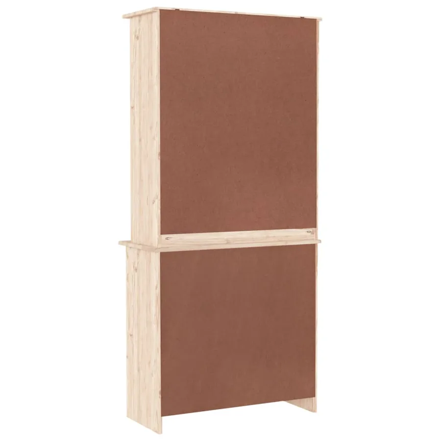 Buffet ALTA 77x35x165 cm bois massif de pin - 8