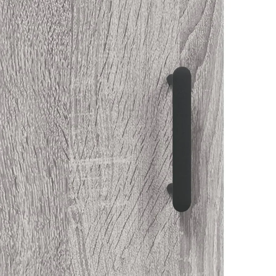 Armoire murale sonoma gris 34,5x34x90 cm - 11