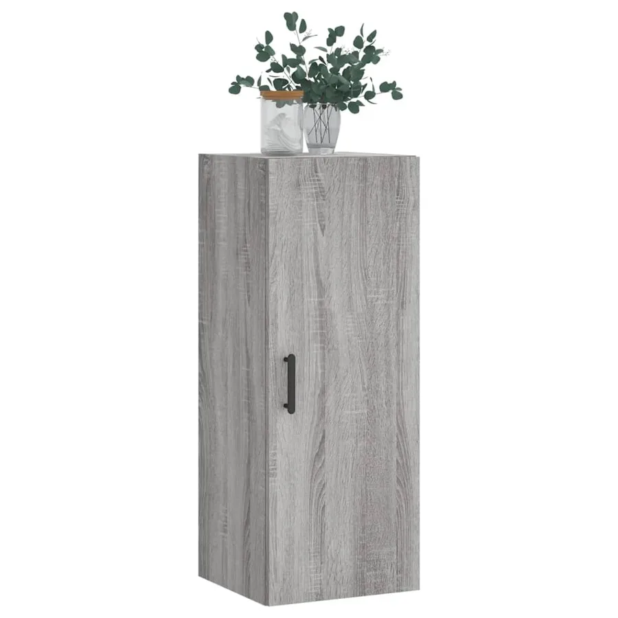 Armoire murale sonoma gris 34,5x34x90 cm - 4