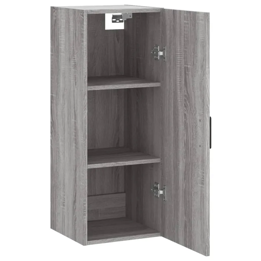 Armoire murale sonoma gris 34,5x34x90 cm - 6
