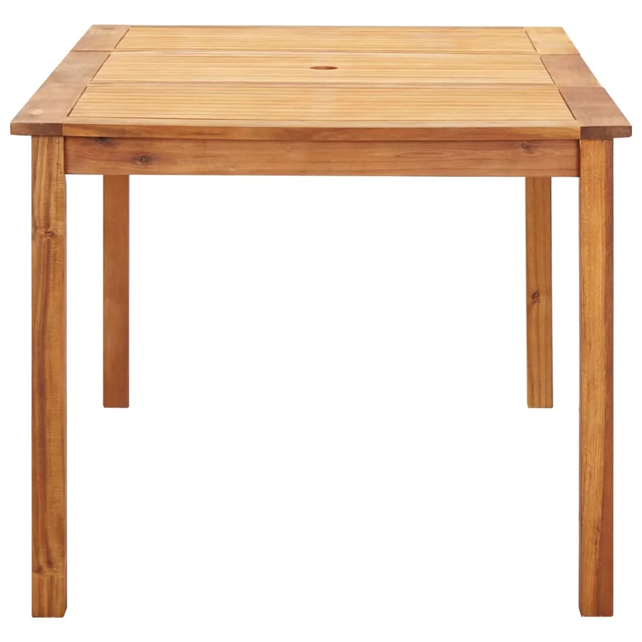 Mobilier à dîner 7 pcs résine tressée et bois d'acacia gris - 4
