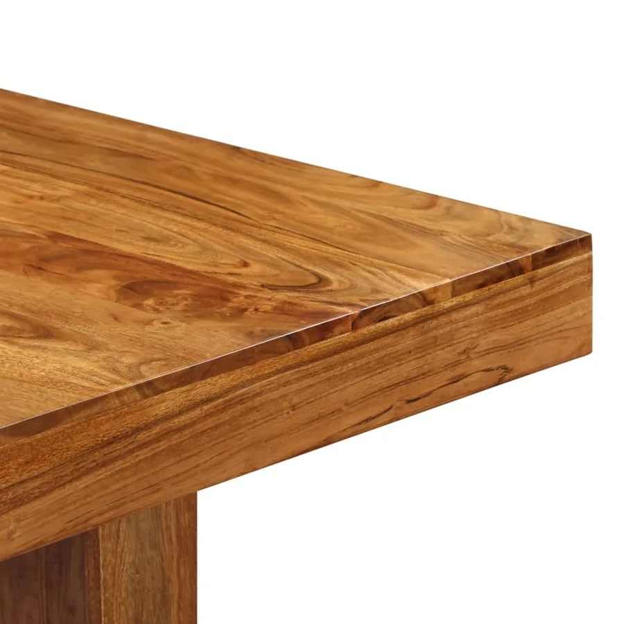 Table de salle à manger 180x90x75 cm Bois solide d'acacia - 5