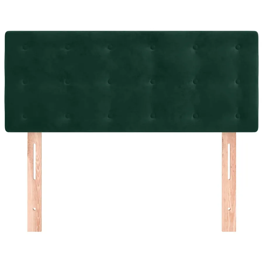 Tête de lit Vert foncé 80x5x78/88 cm Velours - 3