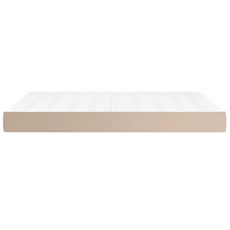 Matelas de lit à ressorts ensachés fermeté moyenne Cappuccino 140x190x20 cm - 4