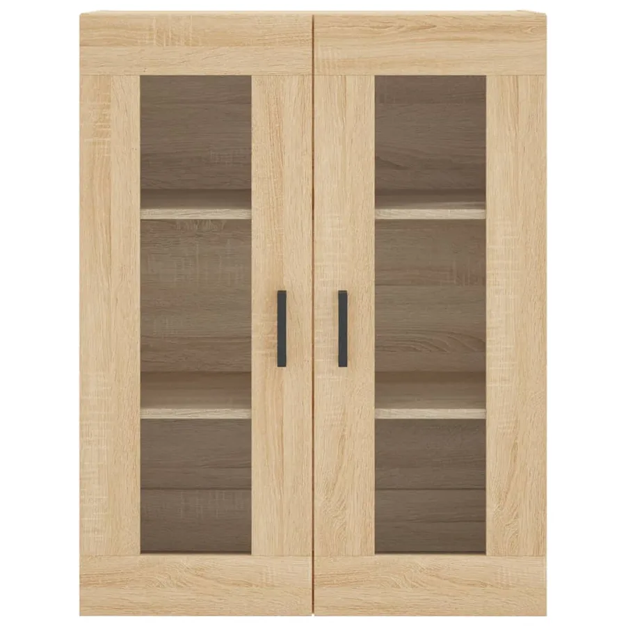 Buffet haut Chêne sonoma 69,5x34x180 cm Bois d'ingénierie - 6