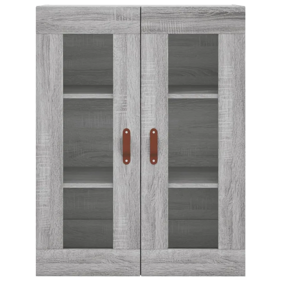 Armoire murale sonoma gris 69,5x34x90 cm - 6