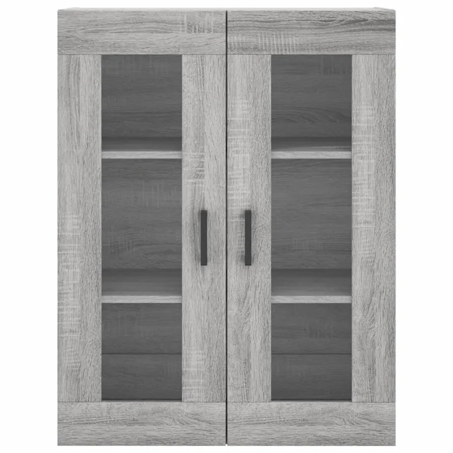 Buffet haut Sonoma gris 69,5x34x180 cm Bois d'ingénierie - 6