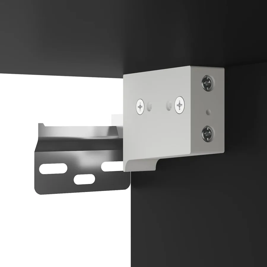 Armoire murale noir 69,5x34x90 cm - 10