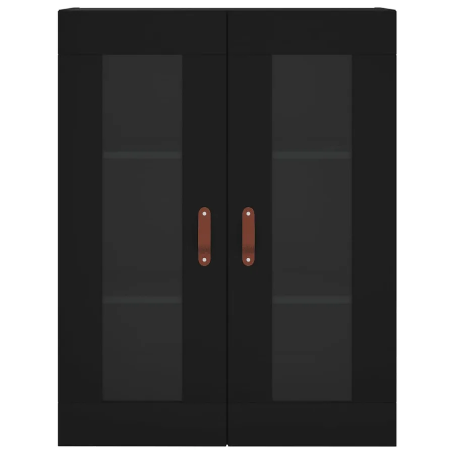 Armoire murale noir 69,5x34x90 cm - 6