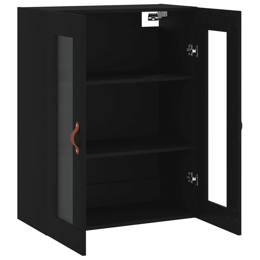 Armoire murale noir 69,5x34x90 cm - 7