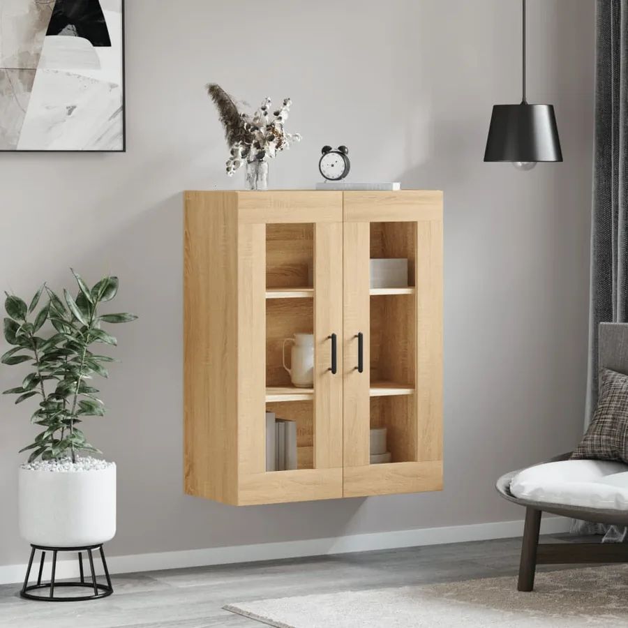 Armoire murale chêne sonoma 69,5x34x90 cm - 3
