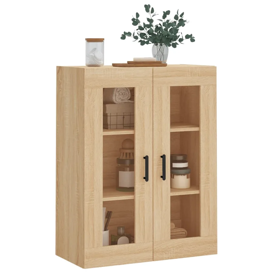 Armoire murale chêne sonoma 69,5x34x90 cm - 4