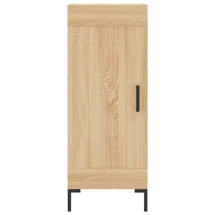 Buffet haut Chêne sonoma 34,5x34x180 cm Bois d'ingénierie - 8