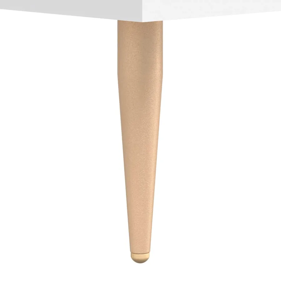 Buffet blanc 100x36x60 cm bois d'ingénierie - 11