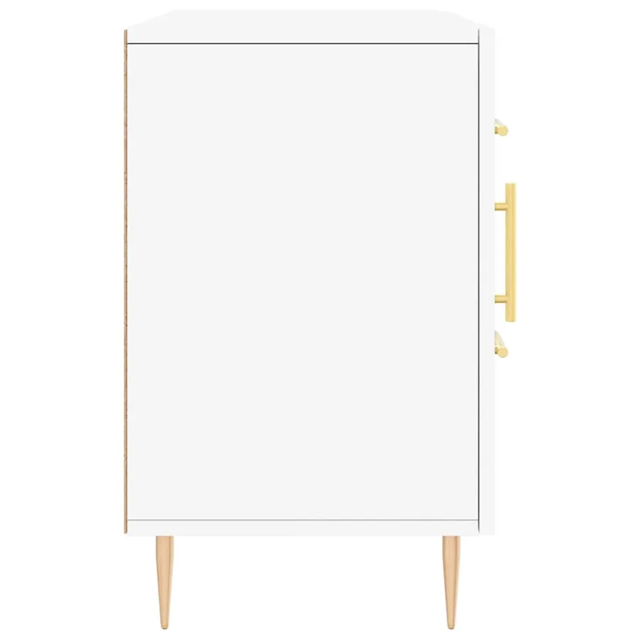 Buffet blanc 100x36x60 cm bois d'ingénierie - 7