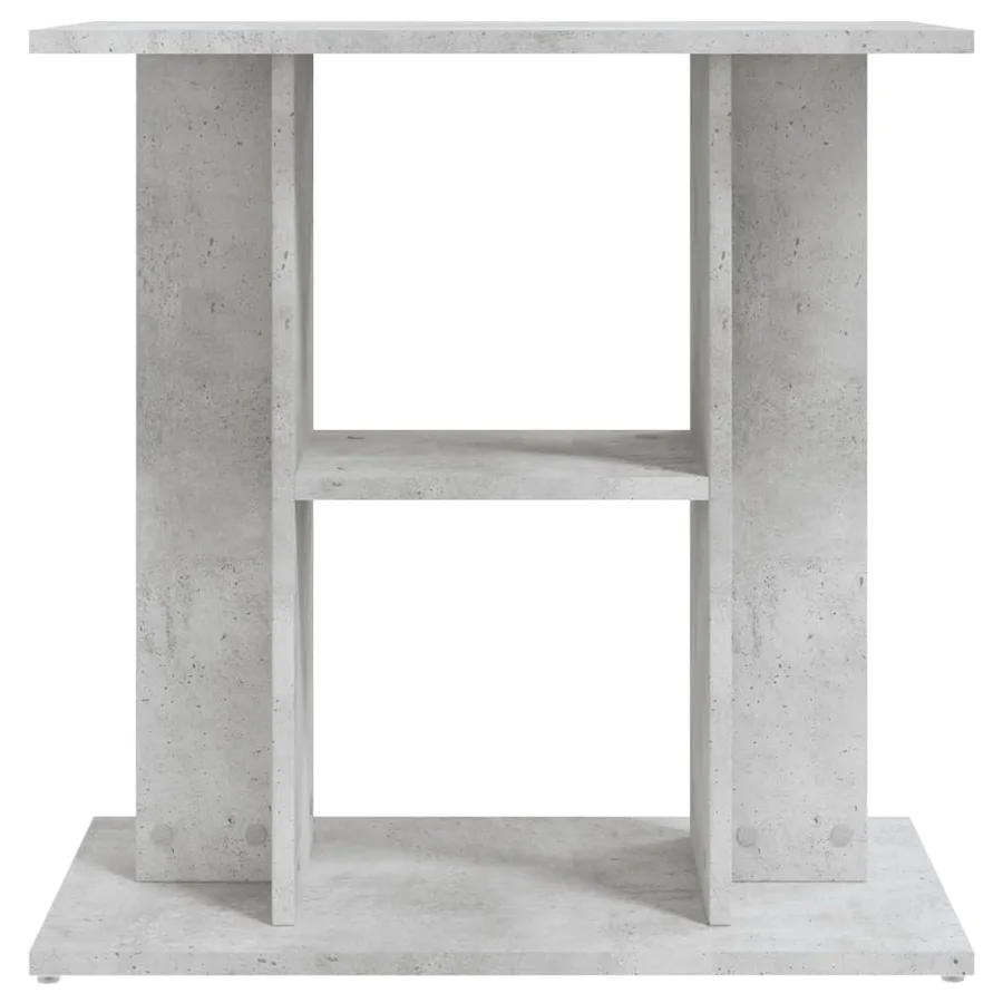 Support d'aquarium en béton gris 60 x 30 x 60 cm Bois d'ingénierie - 4