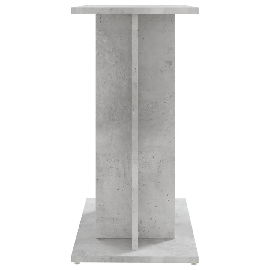 Support d'aquarium en béton gris 60 x 30 x 60 cm Bois d'ingénierie - 5